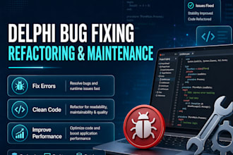 fix bugs and refactor your delphi application