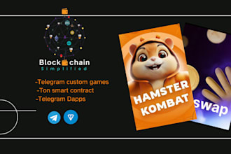 develop custom telegram games and ton smart contracts