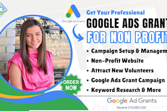 register google ads grant setup and optimization for nonprofits ads campaign
