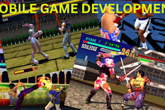 develop 3d fighting game, 2d fighting game, multiplayer fighting game, 3d fight