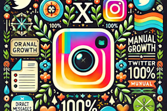 do organic mass dms in your ig and x account