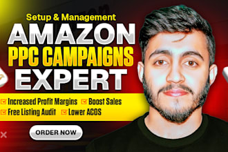 setup and optimize amazon sponsored ads and PPC campaigns