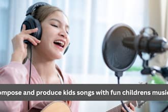 compose and produce kids songs with fun childrens music