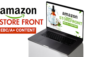 do amazon storefront design, and amazon ebc design,