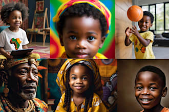 offer high quality ai african folktale visual, the best african folktale video