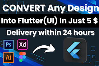 create stunning custom flutter UI and UX with backend integration