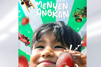 make fun posters for event promotion and ads