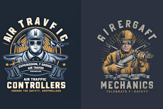 create vintage mascot mechanics welding company logo