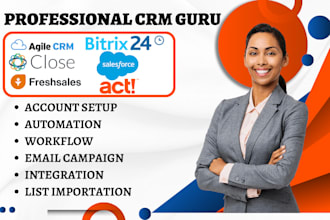 close io act crm agile freshsales bitrix24 workflow rule salesforce automation