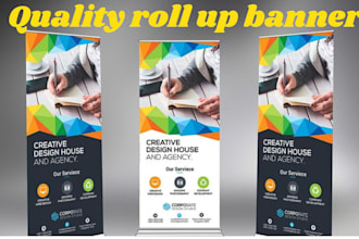 design digital billboard, yard sign, signage, roll up, and banner design