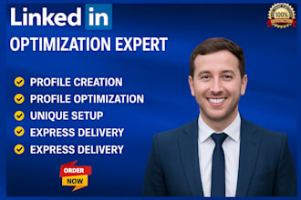 create, optimize, and revamp linkedin profile and  company page