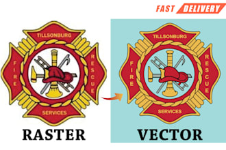 do image tracing, modify, sketch, convert logo to vector