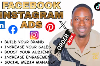 manage facebook ads campaign instagram ads shopify meta ads marketing tiktok ads