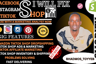 setup tiktok shop dropshipping shopify marketing tiktok shop sales shopify store
