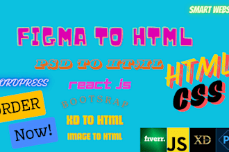 convert PDF to HTML, png to HTML, or jpg to HTML with clean handwritten code