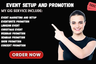 promote eventbrite, ticket booking, conference, webinar, event marketing