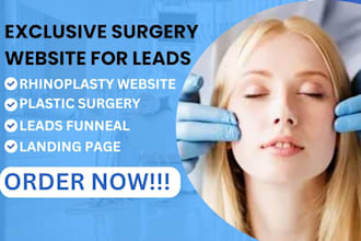 generate exclusive surgery leads plastic surgery rhinoplasty leads funnel