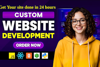 be your frontend and backend developer