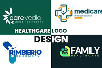 design a custom medical, pharmacy and healthcare logo