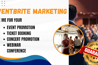 organically promote your event, eventbrite, ticketbooking, webinar conference
