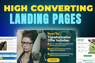 design clickfunnels sales funnel landing page