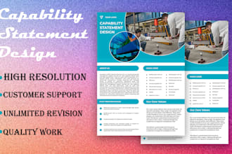 expert, and government capability statement design