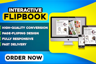 quickly convert PDF to flipbook or interactive flipbook digital magazine