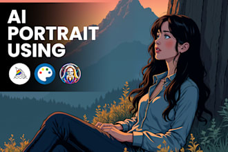design stunning ai portraits using midjourney, stable diffusion, and leonardo