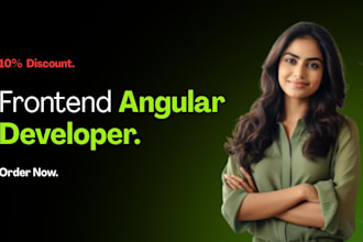 convert the figma design to angular js as frontend developer