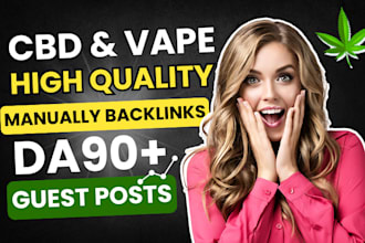do white hat off page SEO link building and high da90 vape, cbd backlinks