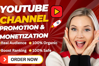 do organic youtube channel promotion for monetization you tube video promotion