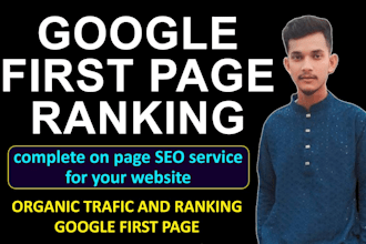 on page SEO optimization service for google top ranking