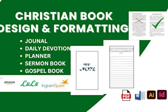 design, format daily devotion, journal, prayer book, christian ebook, amazon KDP