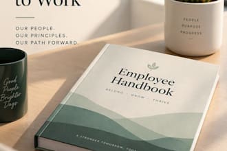 create an employee handbook