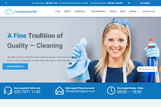 do cleaning service website office cleaning clean website booking koala website