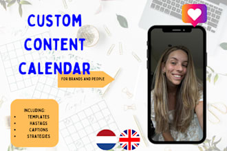create your social media content calendar