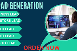 generate active investor lead, b2b lead , sport lead, crypto lead