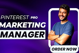 be your pinterest manager for pins and boards marketing, ads campaign,seo expert