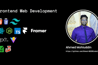 build frontend web development l tailwind CSS react next js ts