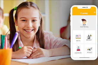 build educational app, e learning app, kid learning app, kid learning game
