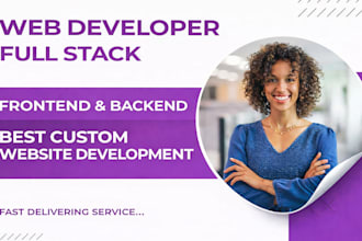 develop full stack web app using reactjs, nextjs, django, typescript, mern, PHP