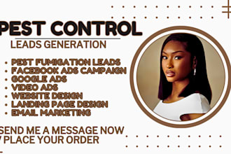 pest control leads pest fumigation pest control facebook ads google ads video ad