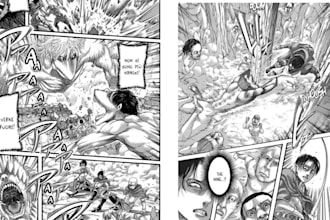 draw anime manga panel comic strip manga storyboard manga page comic book art