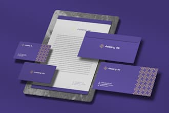 design a unique logo and visual identity for your brand