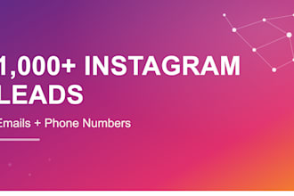 extract instagram leads with verified emails and phone numbers