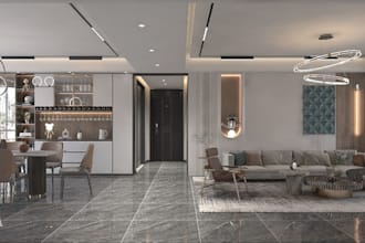 exclusive stunning interior design ,3d floor plan, realistic sitting room,3d cgi