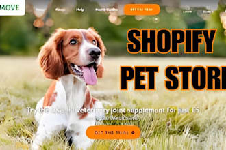 design pet store, shopify pet store product website, shopify pet care website