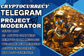 active telegram crypto moderator for 24hours twitter discord memecoin solana com