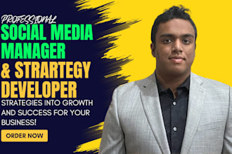 be your expert social media manager and strartegy developer