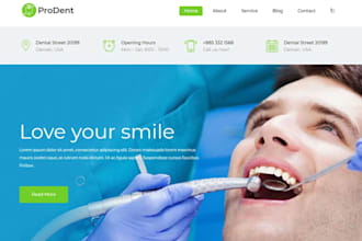 design healthcare website medical dental clinic website doctor dentistry website